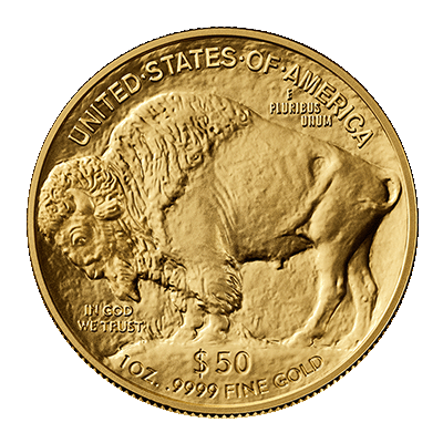 A picture of a 1 oz Gold United States Buffalo (2025)